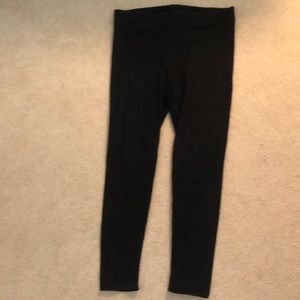 Mid-Waist Leggings - Black